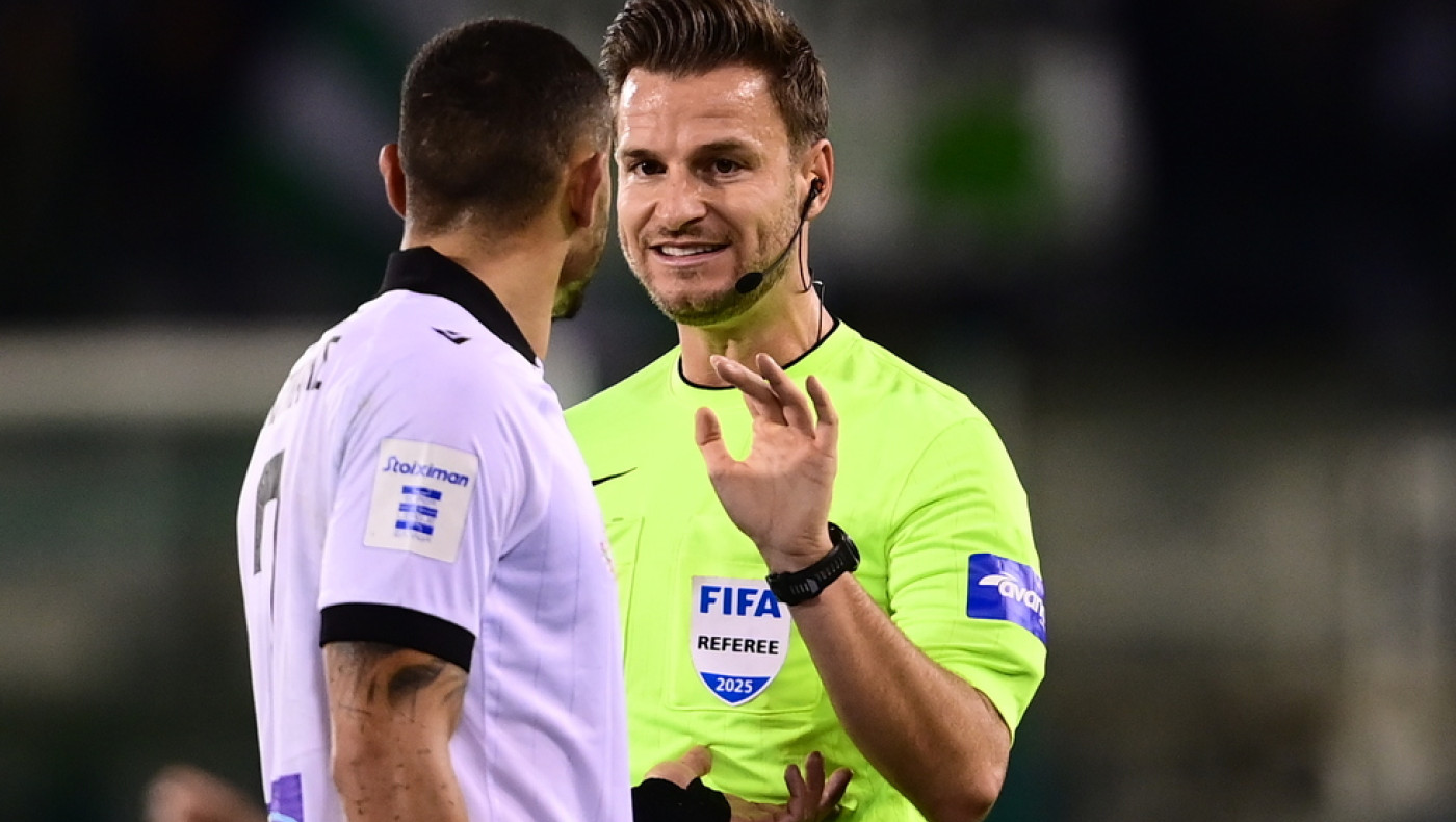 Διαμαρτυρίες του ΠΑΟΚ για τη διαιτησία του Σλάγκερ