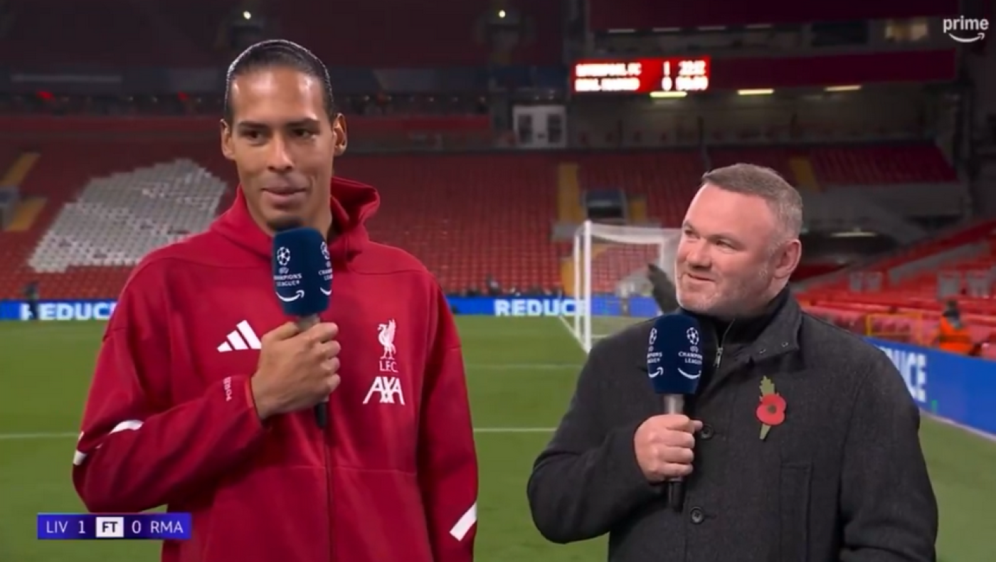 Βαν Ντάικ: Τσακώθηκε με τον Ρούνεϊ «στον αέρα» μετά το Λίβερπουλ-Ρεάλ Μαδρίτης