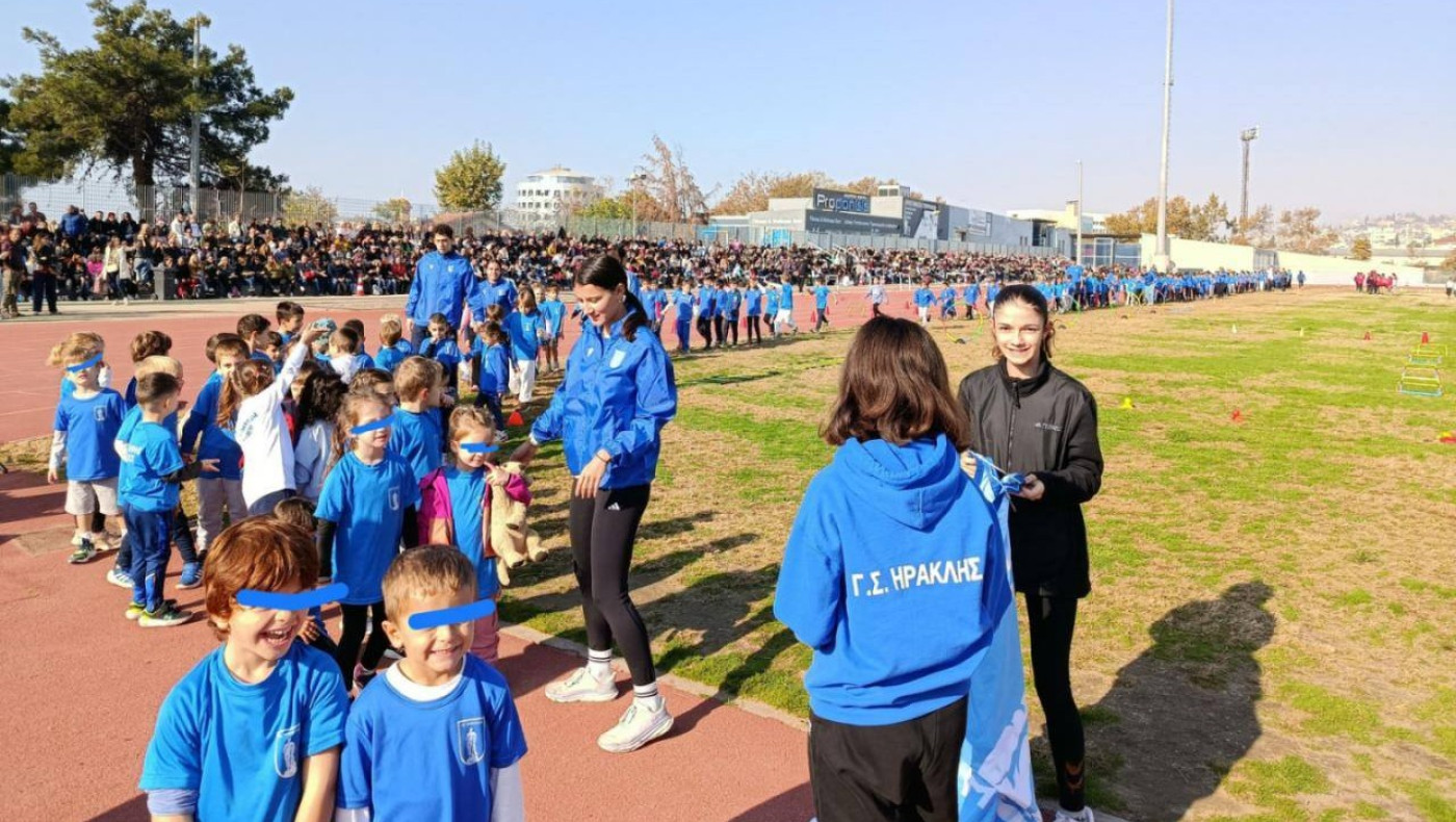 Ηρακλής: «Πλημμύρα ζωντάνιας» στους Φιλικούς Παιδικούς Αγώνες Στίβου