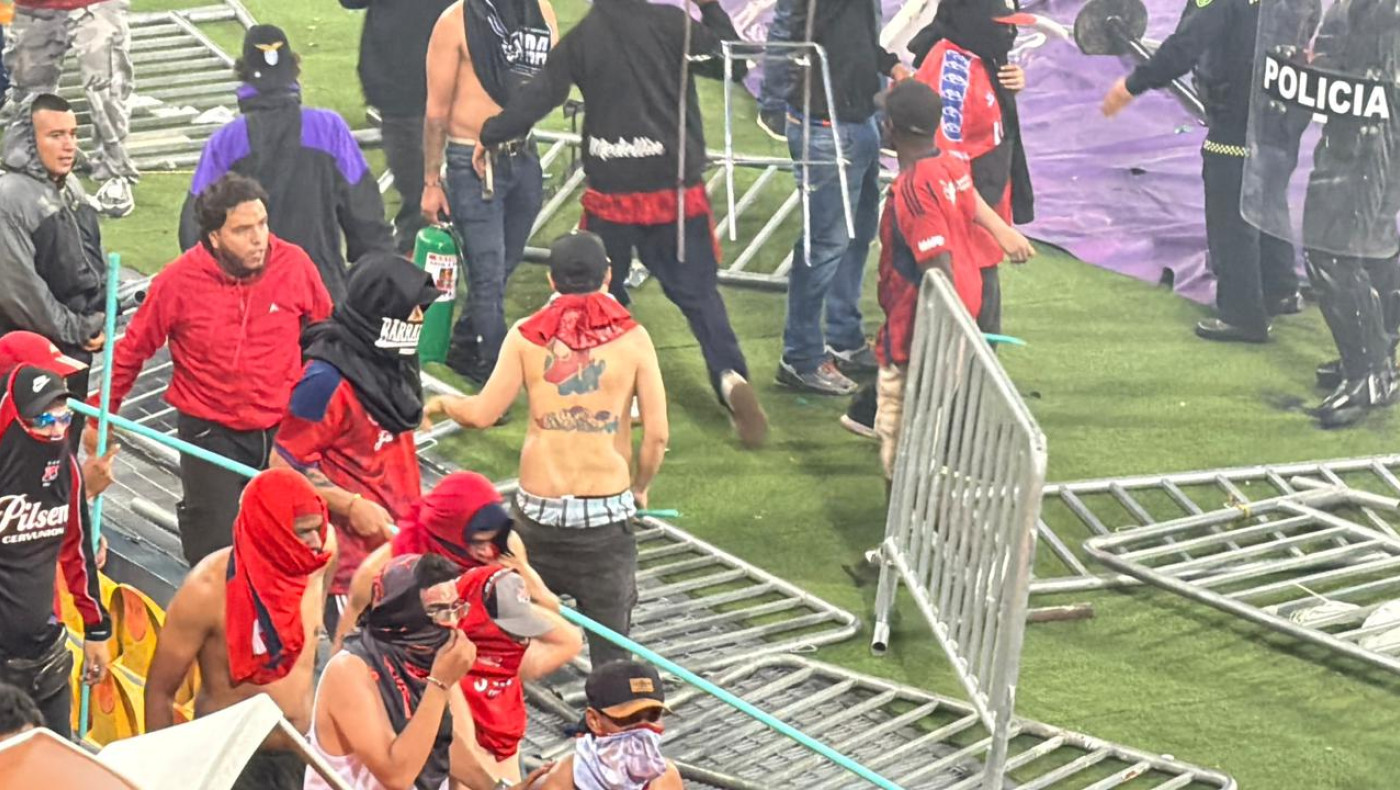 Κολομβία: Χάος και άγρια επεισόδια στον τελικό Κυπέλλου