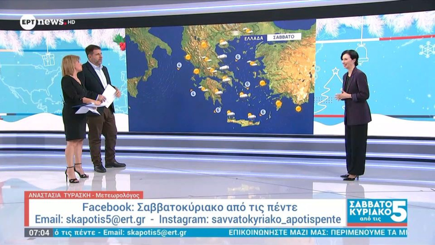 Τι καιρό θα κάνει τα Χριστούγεννα
