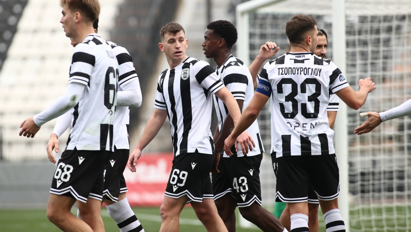 ΠΑΟΚ Β: Επίδειξη ισχύος στην Τούμπα-Συνέτριψε (4-1) τον Καμπανιακό