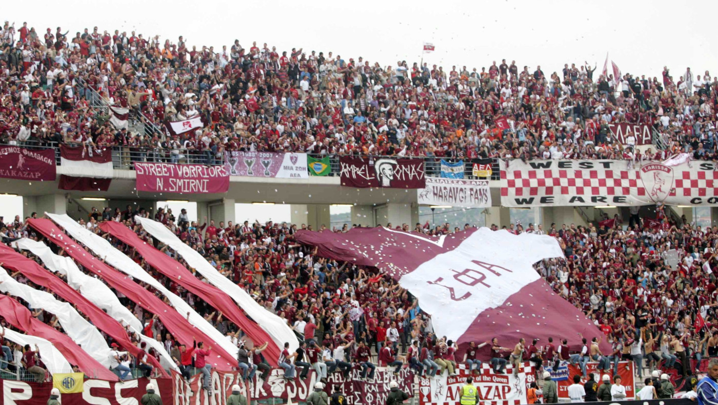 ΑΕΛ: «Βυσσινί» το Πανθεσσαλικό, με 2.000 οπαδούς κόντρα στο Βόλο!