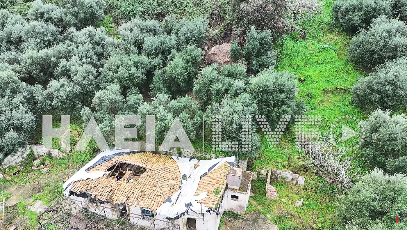 Κατάκολο: Πελώριος βράχος κοντεύει να συνθλίψει σπίτια