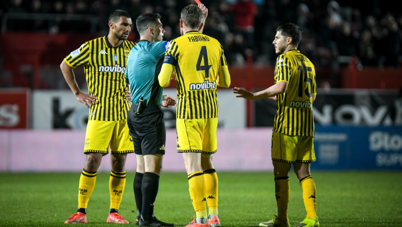 Άρης: Τι συμβαίνει φέτος με τις κόκκινες κάρτες;