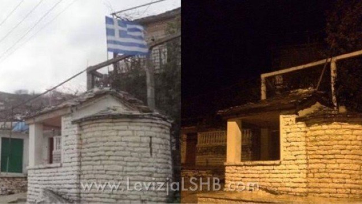 Νέα πρόκληση Αλβανών: Κατέβασαν & έσκισαν ελληνική σημαία στην Δρόπολη