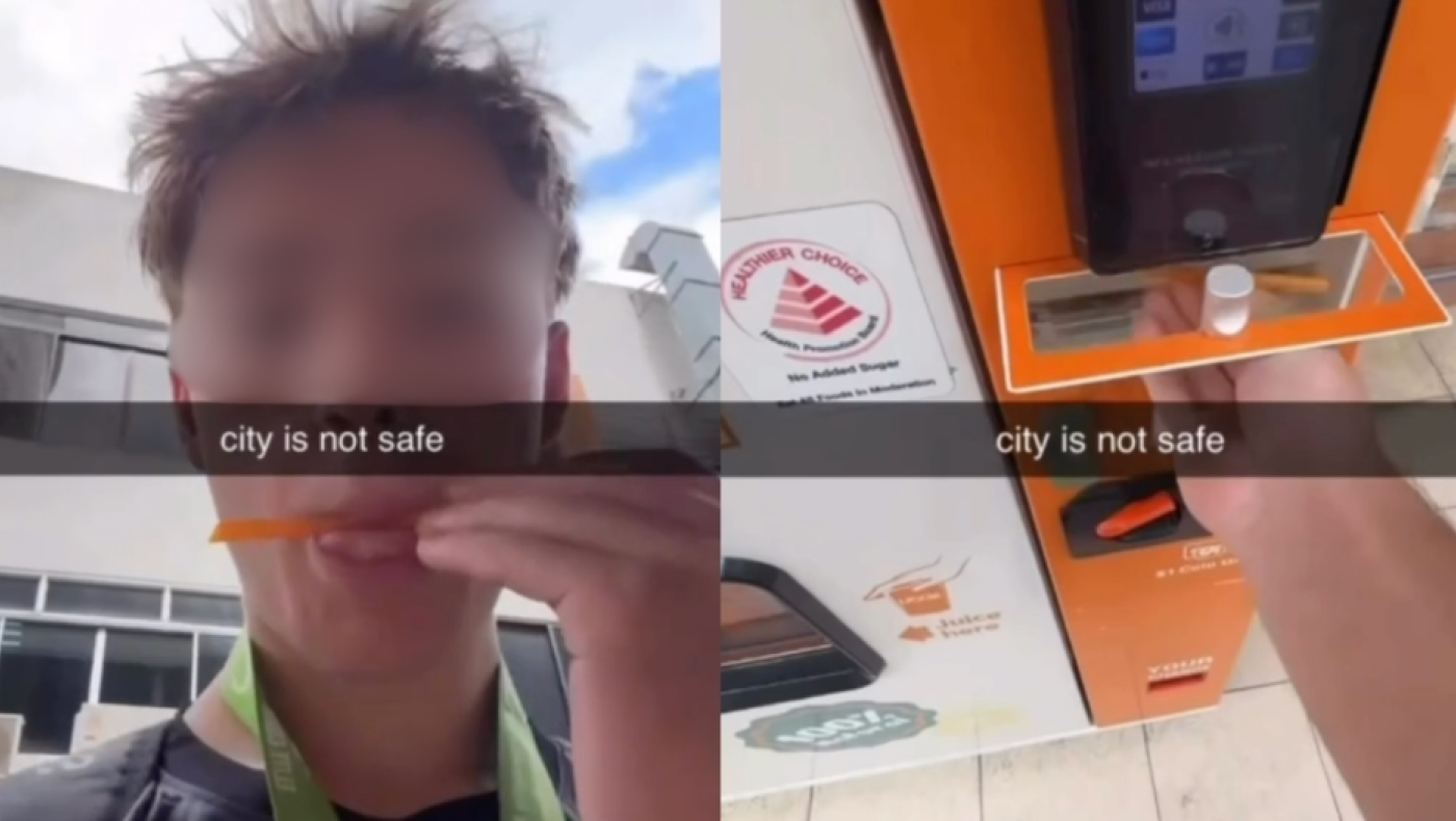 Σιγκαπούρη: 18χρονος κινδυνεύει με φυλάκιση γιατί έγλειψε... καλαμάκι