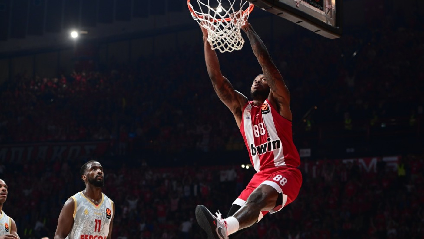 Έκανε το 2-0 ο Ολυμπιακός, 94-64 τη Μονακό