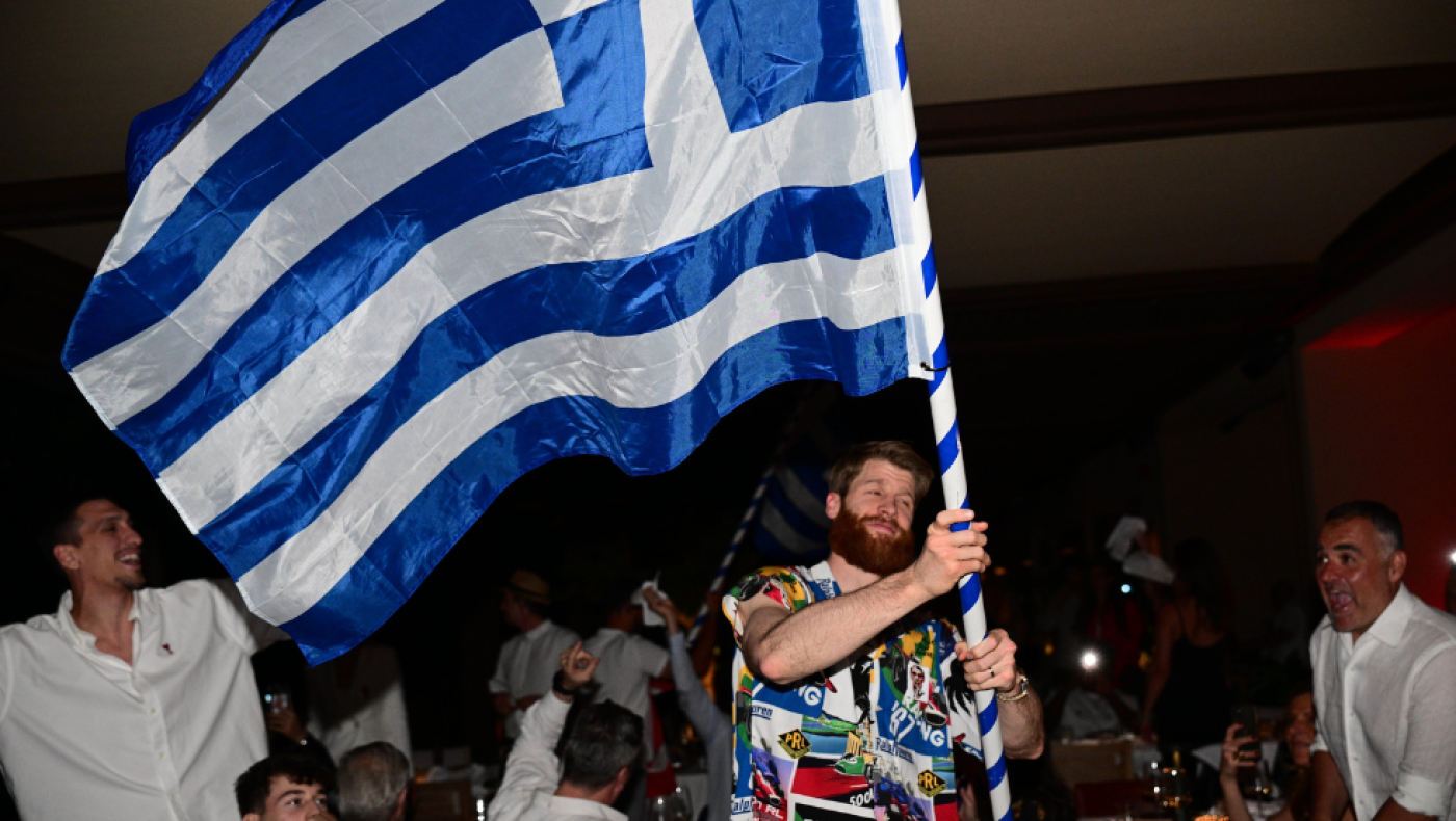 Το... πάρτι του Ολυμπιακού για την κατάκτηση της Ευρωλίγκα