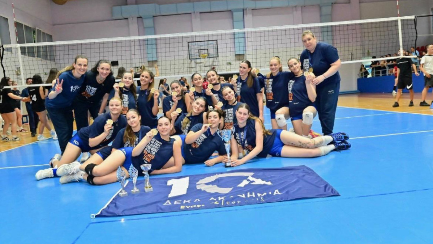 Βόλεϊ: Πρωταθλήτρια η «ΔΕΚΑ» με τόνο την… Βλαχοπούλου