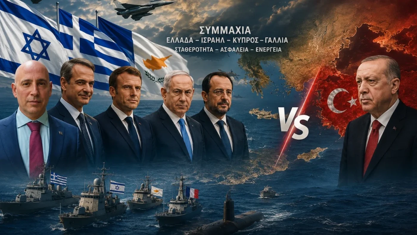 Σάι Γκαλ: Το σχέδιο που αλλάζει την Ανατολική Μεσόγειο–Η «συμμαχία των τεσσάρων» απέναντι στην Τουρκία