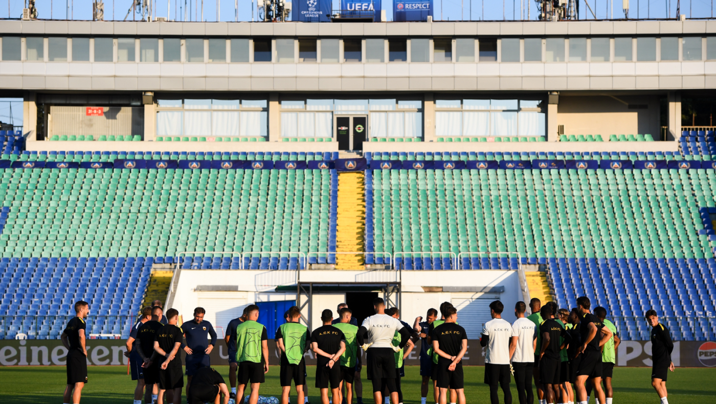ΑΕΚ: Πρώτο βήμα στη Σόφια για τα… αστέρια του Champions League