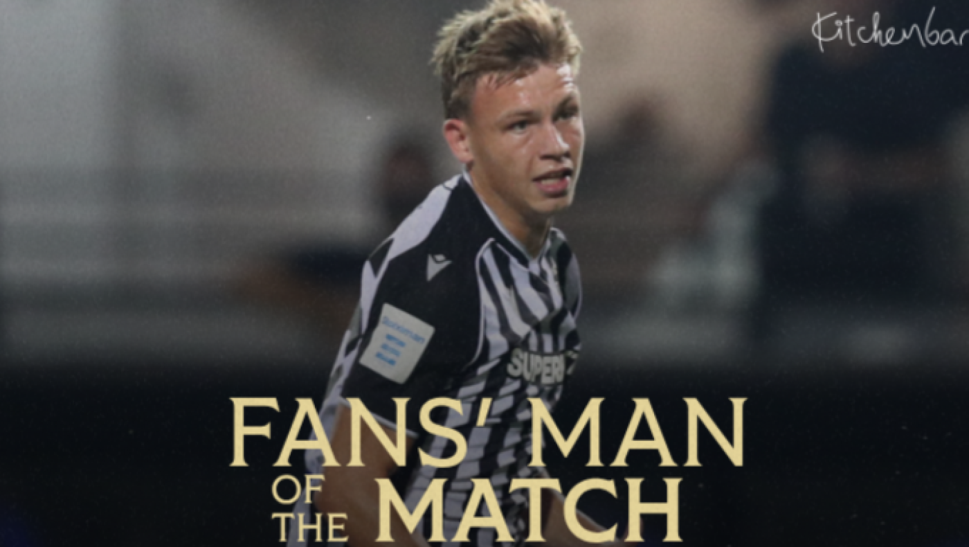 ΠΑΟΚ: Έκλεψε την παράσταση ο Μύθου-Fans’ Man of the Match κόντρα στον Λεβαδειακό
