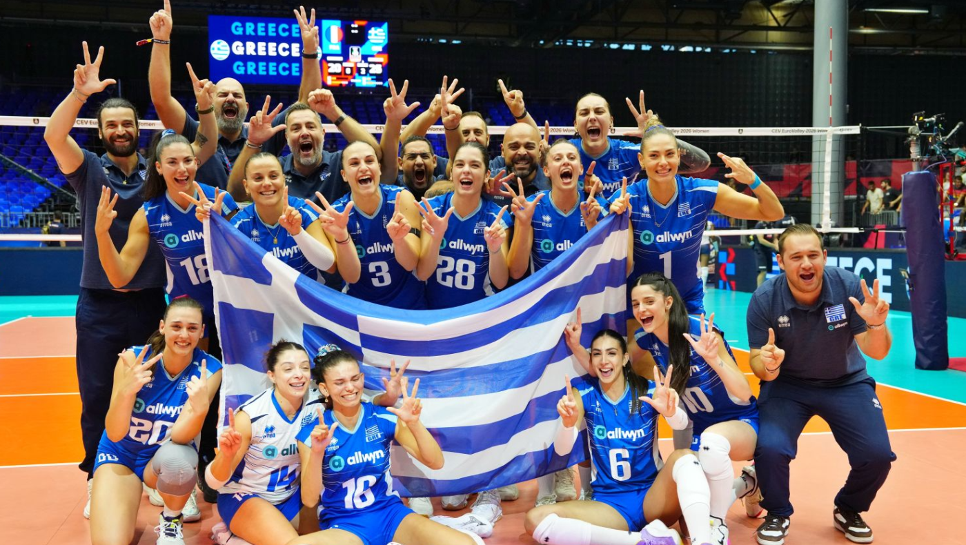 Βόλεϊ: Η Εθνική Γυναικών στην ιστορική 6η θέση στο Eurovolley