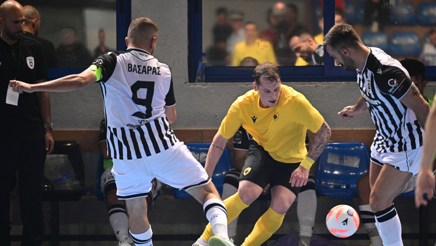 Futsal με ΠΑΟΚ-ΑΕΚ: Δεν έδωσε συνέχεια στις νίκες