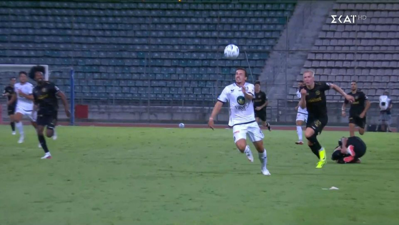 Το γκολ του Μαρκές για το 2-1 του Ηρακλή που ακύρωσαν Κατόπης και VAR