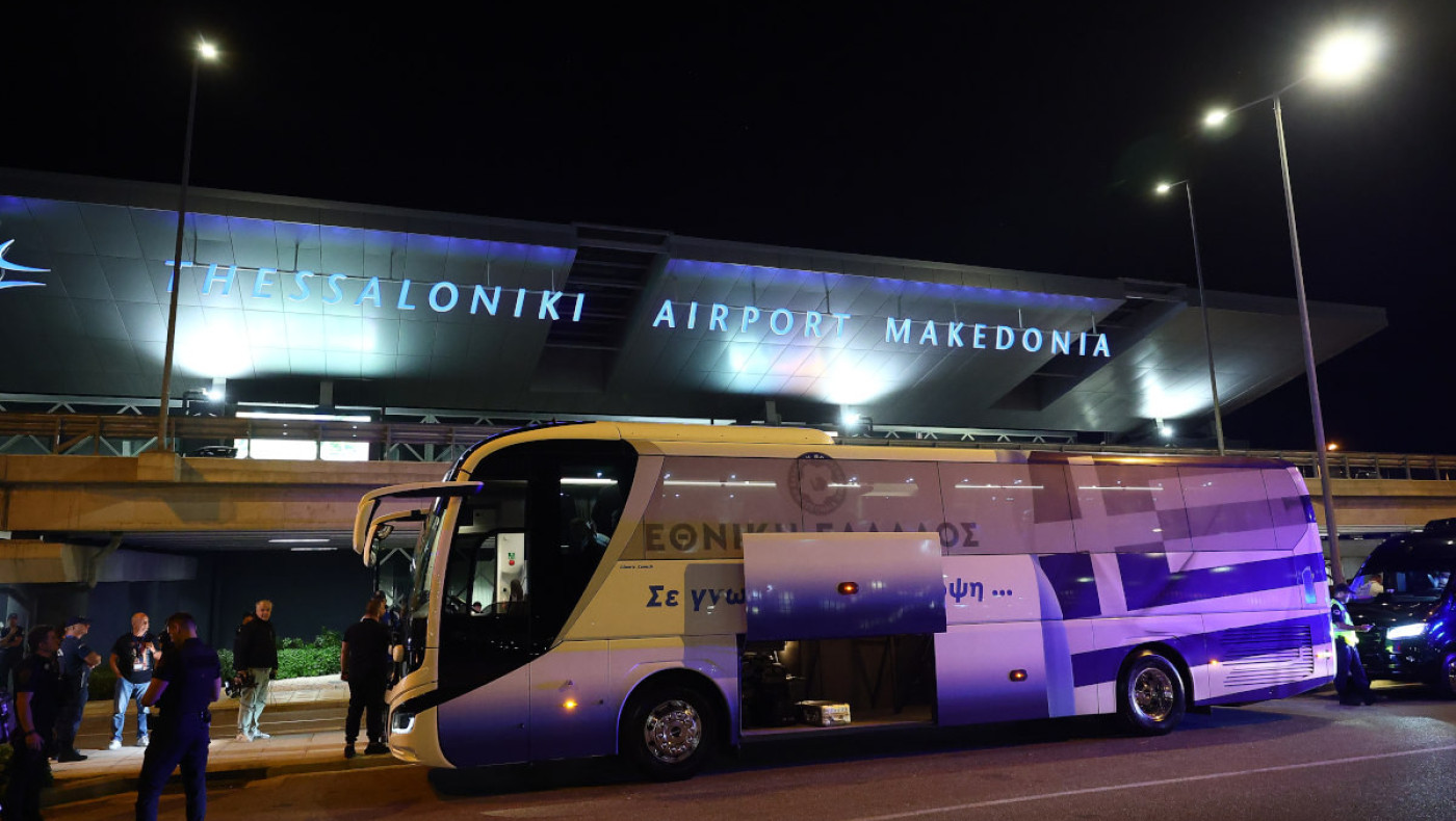 «Πάτησε» Θεσσαλονίκη η αποστολή της Εθνικής Ελλάδας