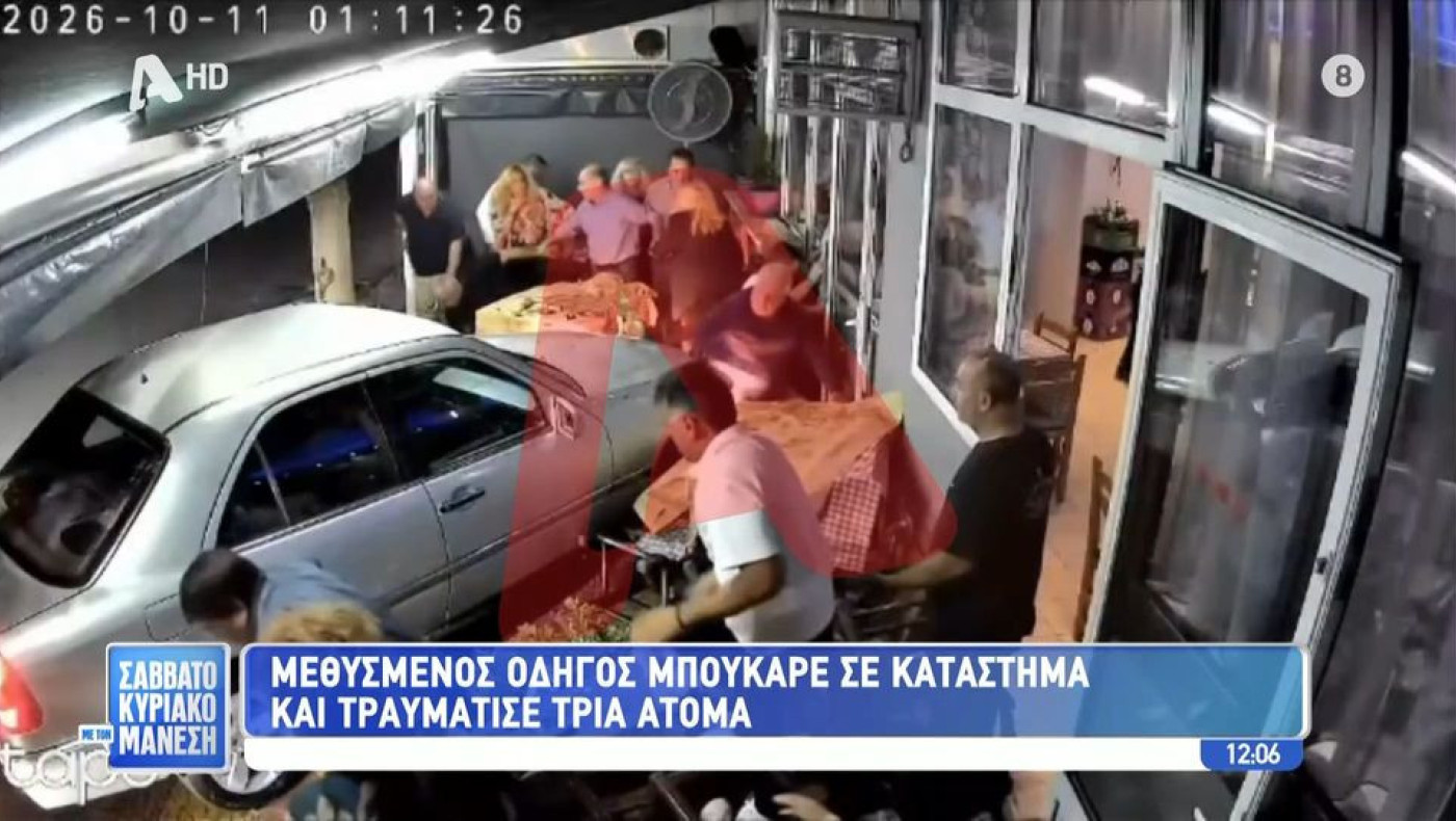 Θεσσαλονίκη: Μεθυσμένος οδηγός μπούκαρε σε κατάστημα στον Εύοσμο και τραυμάτισε τρία άτομα