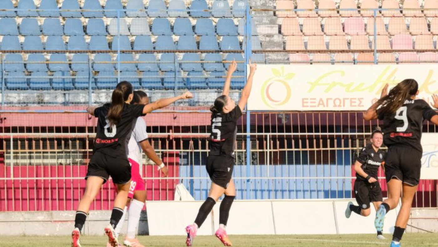 ΠΑΟΚ-Γυναίκες: Συνέτριψε (5-1) την Κηφισιά και συνεχίζει στην κορυφή