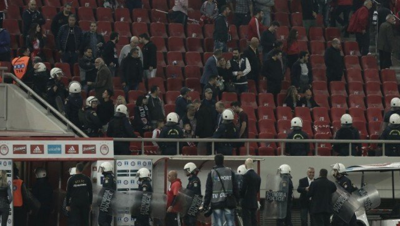 Πειθαρχική δίωξη του Ολυμπιακού για εκτεταμένα επεισόδια!