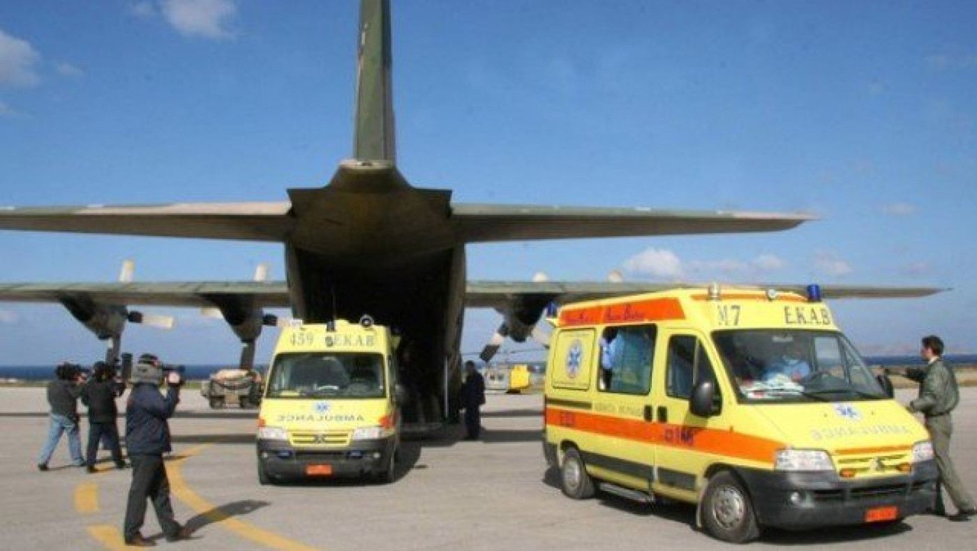 Αεροδιακομιδή 68χρονης από τη Χαλκιδική στη Θεσσαλονίκη
