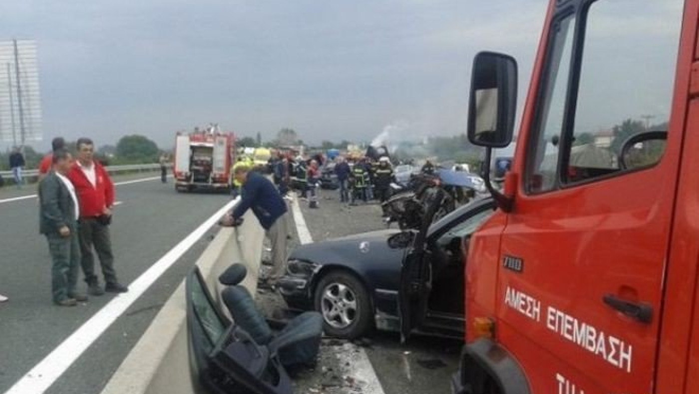 Απίστευτο video από την καραμπόλα στην Εγνατία