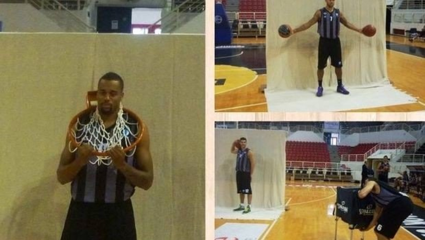 Φωτογράφηση και... προπόνηση