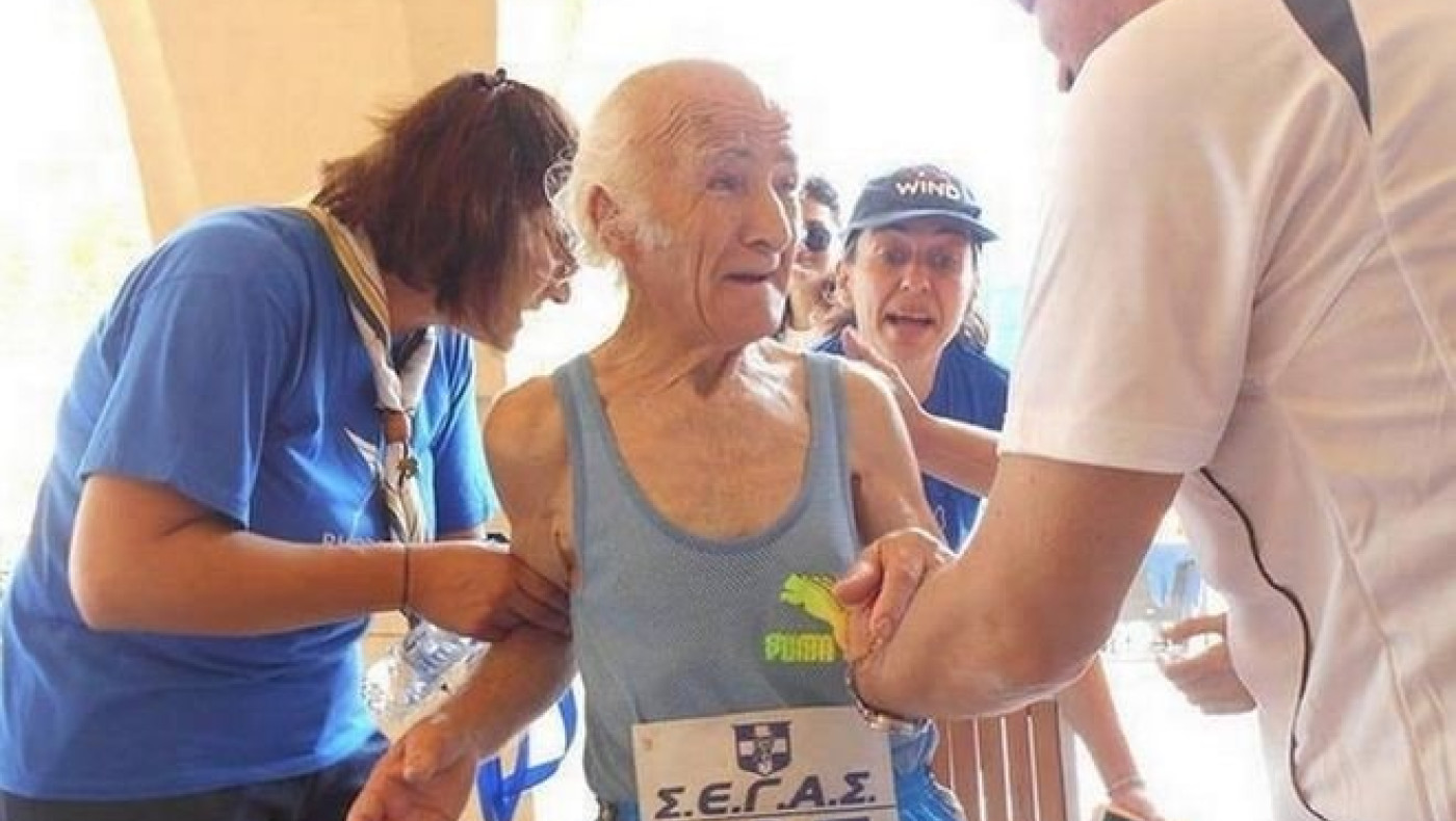 80χρoνος Μαραθωνοδρόμος στην Ρόδο !