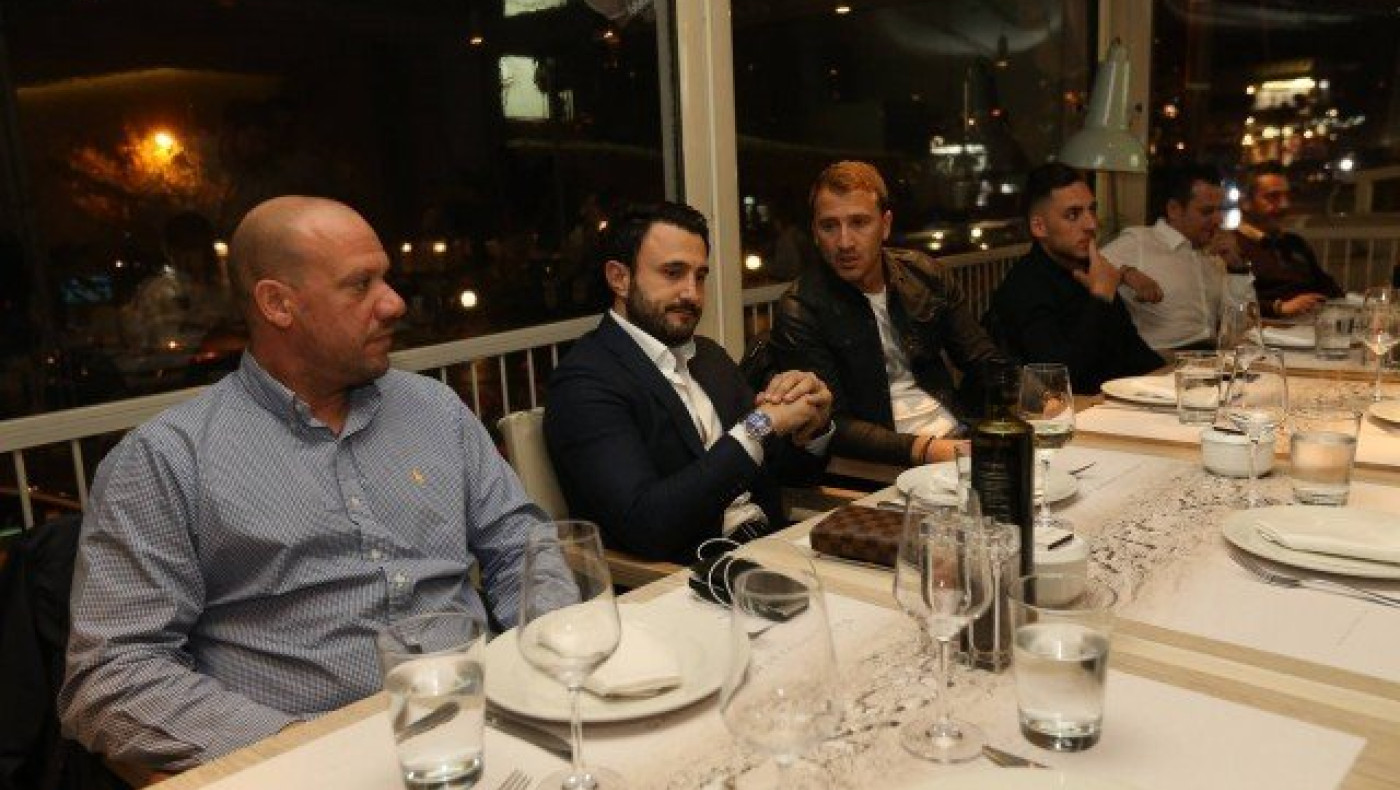 Το δείπνο της ΠΑΕ Αρης στoυς υπευθύνους Μπόκα Τζούνιορς (pics)