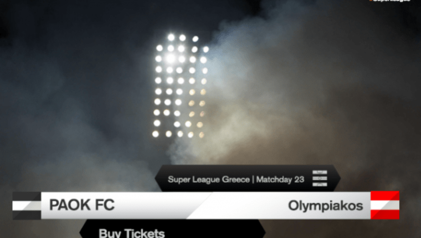 ΠΑΟΚ-Ολυμπιακός: Πότε κυκλοφορούν τα εισιτήρια του ντέρμπι