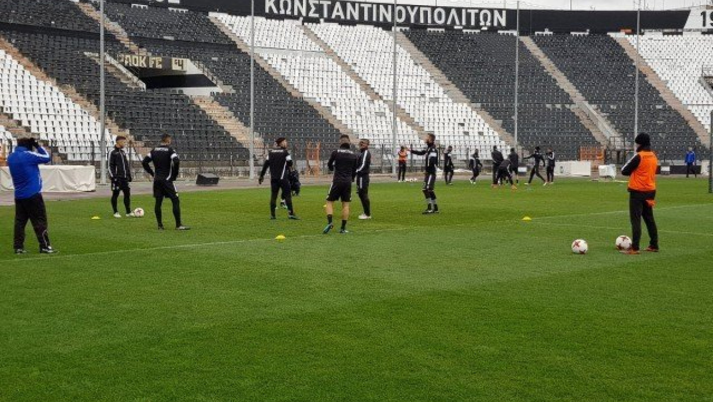 Σε εξέλιξη η τελευταία προπόνηση ενόψει  ΑΕΛ (pic)