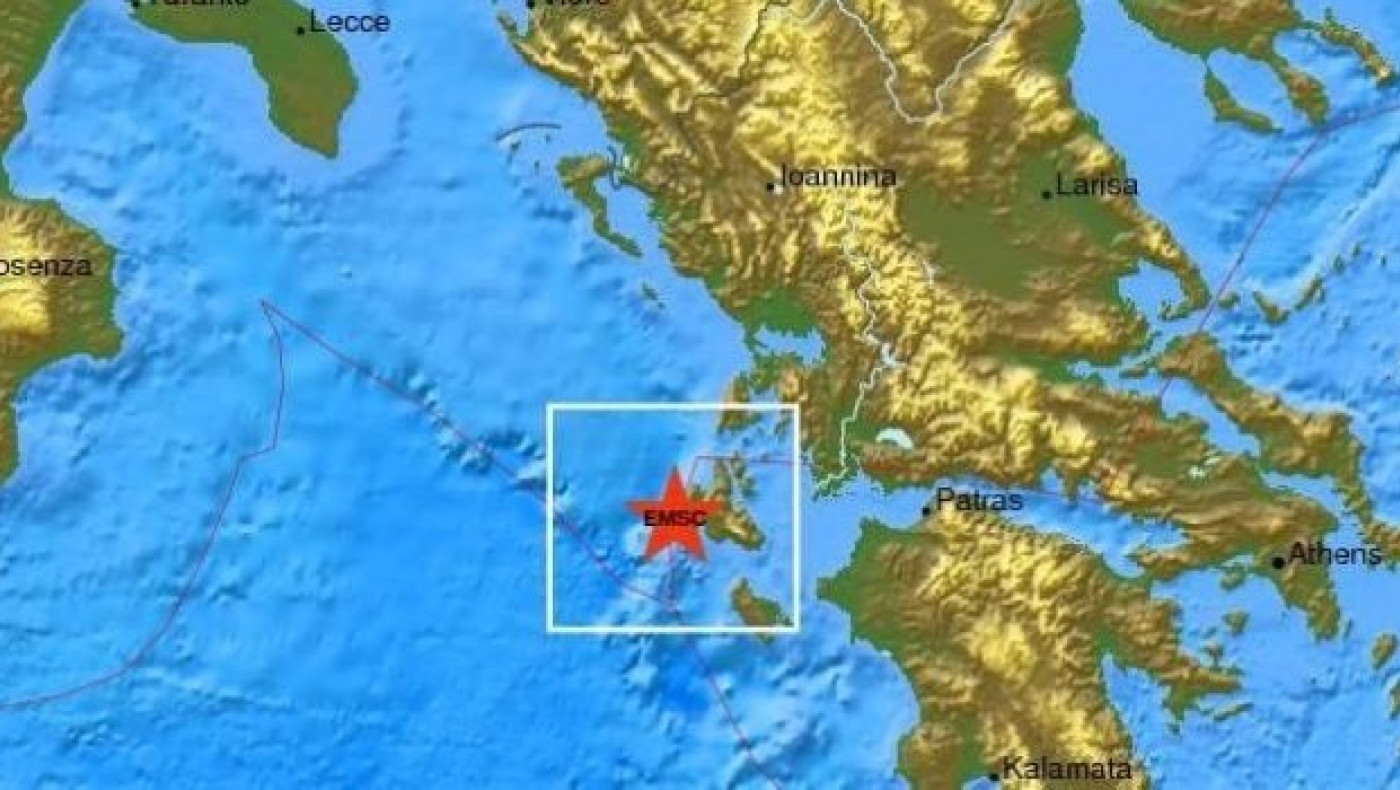 Σεισμός 4,8 Ρίχτερ στην Κεφαλονιά
