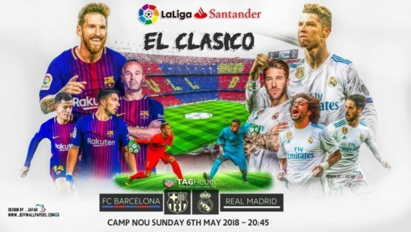 EL CLASICO: Μπαρτσελόνα   VS   Ρεάλ Μαδρίτης