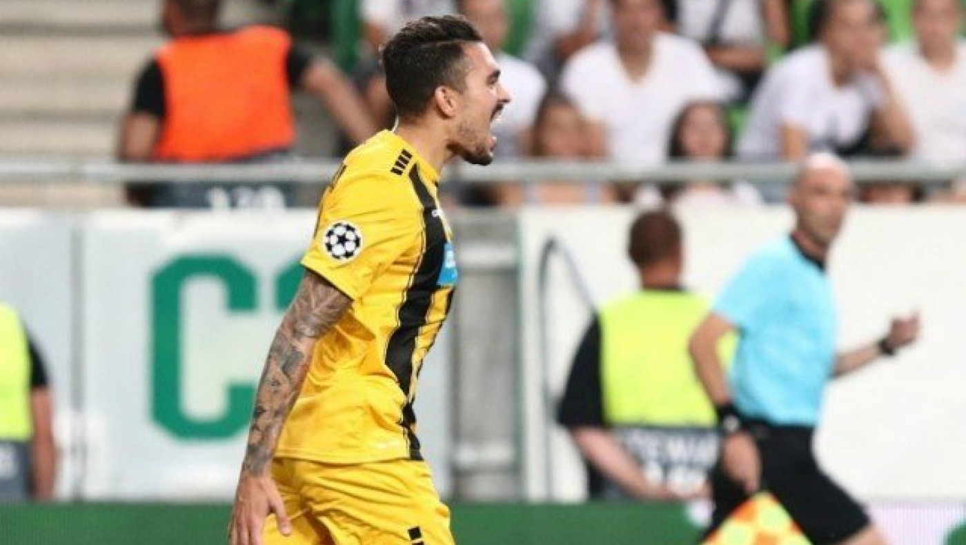 Το 0-1 της ΑΕΚ και            η αποβολή της Βίντι (vids)