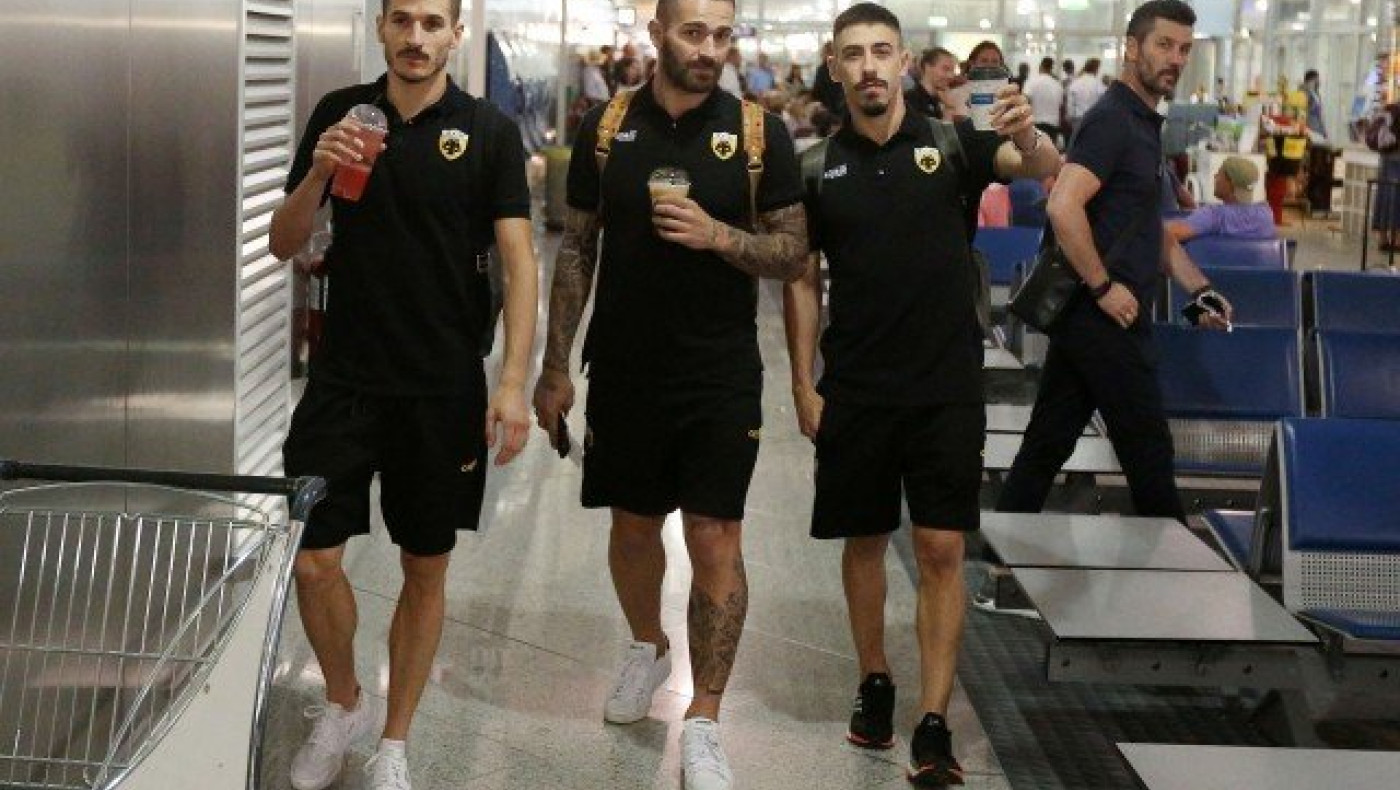 Αναχώρησε για την Θεσσαλονίκη η            ΑΕΚ (pics)