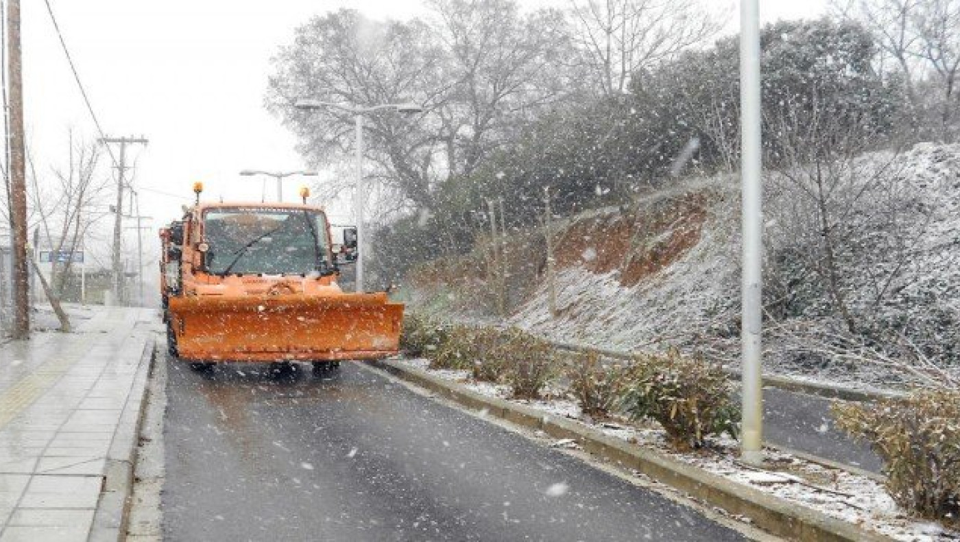 Κεντρική Μακεδονία: 5.500 τόνοι αλάτι    στους δρόμους