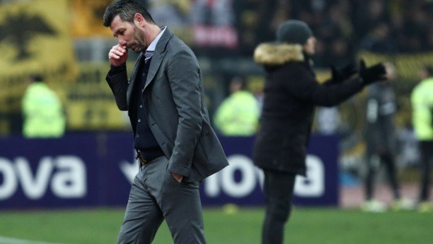 Η πρώτη αντίδραση του Ουζουνίδη μετά το 1-1 κόντρα στον ΠΑΟΚ