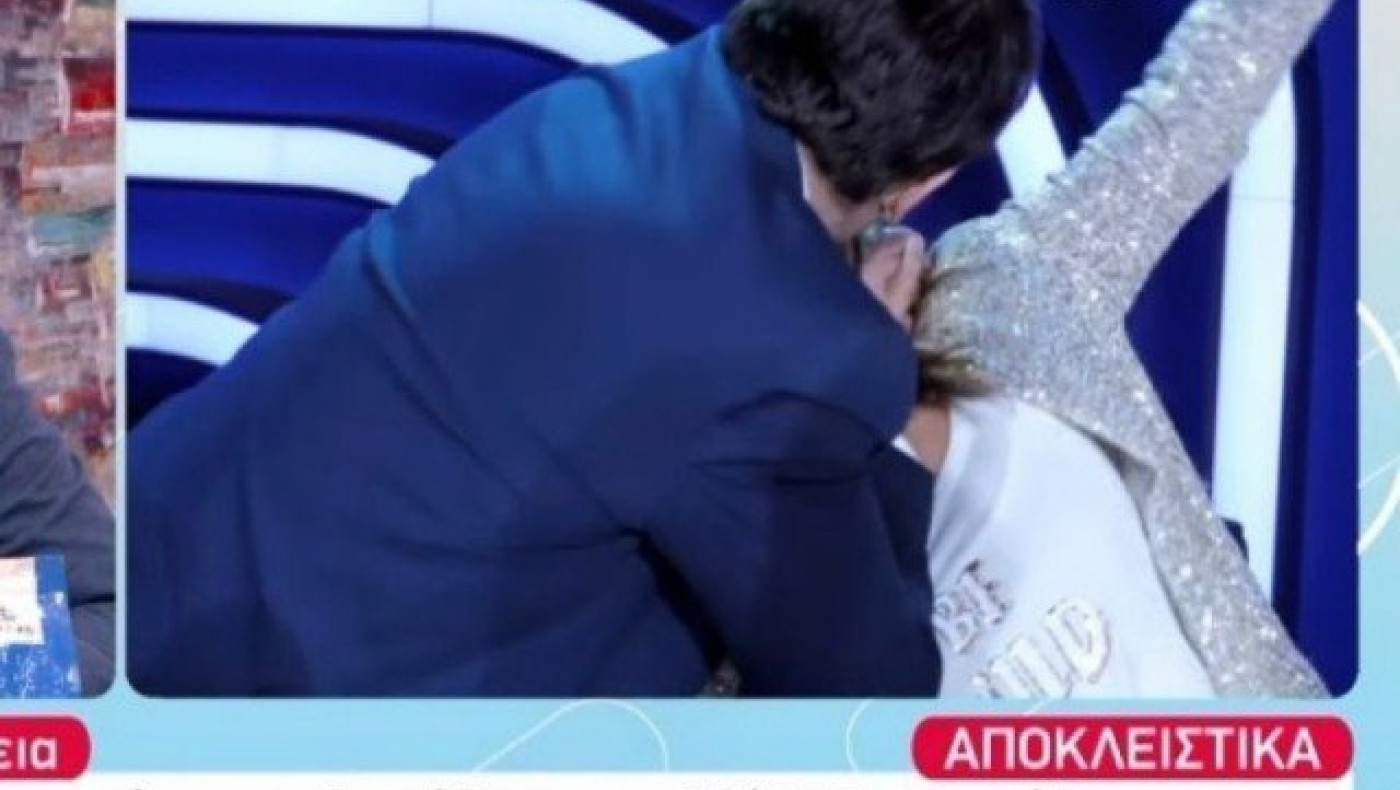 Καρέ-καρέ το παθιασμένο φιλί του Γεωργούλη με τη Γερμανού (ΒΙΝΤΕΟ)