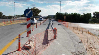 Εργασίες συντήρησης στην επαρχιακή οδό 16 Θεσσαλονίκης - Πολυγύρου