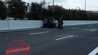 Έκρηξη αυτοκινήτου με έναν νεκρό στην Αθήνα