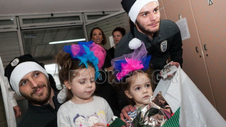 Επίσκεψη στο νοσοκομείο Παπαγεωργίου από την ΠΑΕ ΠΑΟΚ (pics+video)