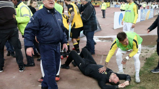 Με κολάρο αποχώρησε από το γήπεδο ο γυμναστής του Άρη