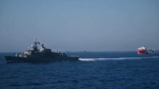 Oruc Reis: Η τουρκική προπαγάνδα συνεχίζεται με βίντεο φρεγάτας που το συνοδεύει