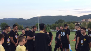 O καθιερωμένος αγιασμός στον Αρη Καβαλαρίου