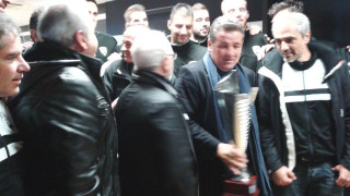 Έτσι αποθέωσε τους Κυπελλούχους ο Γιώργος Σαββίδης (VIDEO)