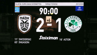 ΠΑΟΚ–ΠΑΟ: Οι 40 νίκες, κυριαρχεί το 2-1 υπέρ του Δικεφάλου και το 100ό γκολ από τον Ίνγκανσον
