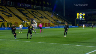 Άρης-ΑΕΚ:  Η προσπάθεια του Γκαρσία και η μεγάλη ευκαιρία με την κεφαλιά του Ανσαριφάρντ