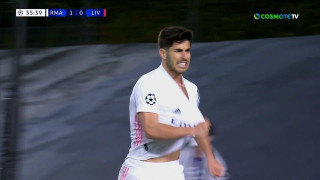 Λάθος της άμυνας της Λίβερπουλ και 2-0 με Ασένσιο η Ρεάλ