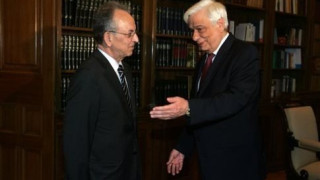 Τον πρώην πρόεδρο της Βουλής Δημήτρη Σιούφα δέχθηκε ο Πρόεδρος
