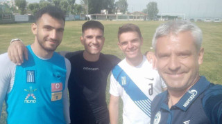 Προπονήθηκαν παρέα τα αδέρφια Τσιγγάρα και ο Παυλίδης